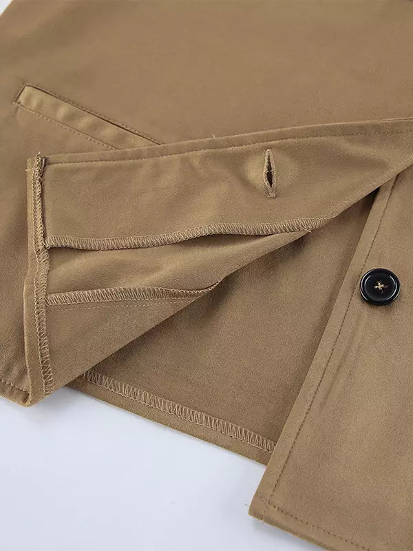 Vintage Cropped Suede Jacket For Women 2025
